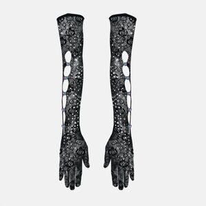 Poster Girl - rhinestone gloves - NWT - one size